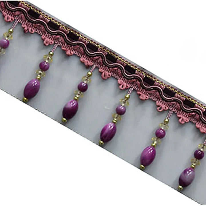 Estavia Beaded Tassel Fringe Trim
