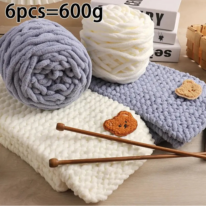 6 PC / Thread Thick Yarn Ball Set