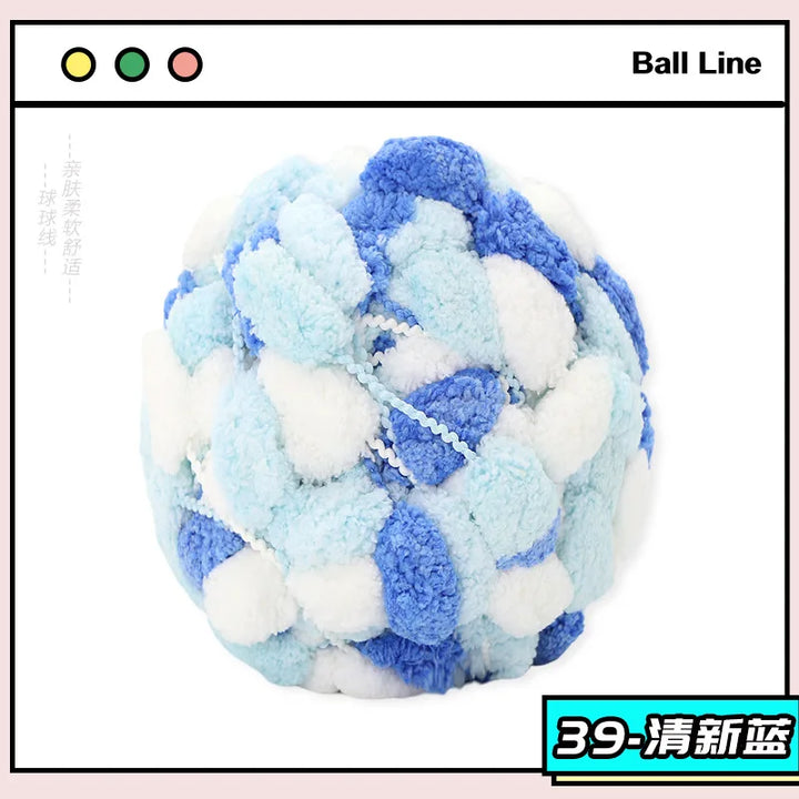 100g Colorful Thick Ball Yarn
