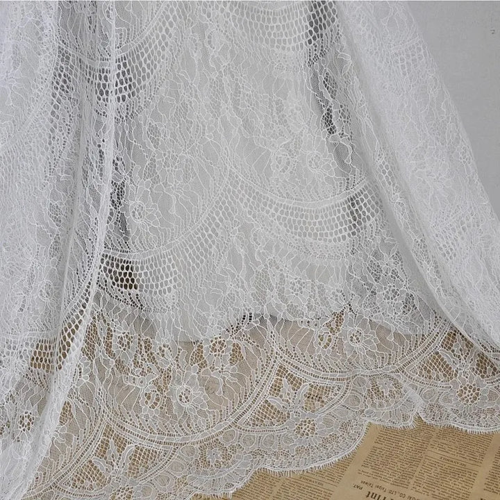 3 Yards / 2 Colors / Corvina Elegant Eyelash Lace