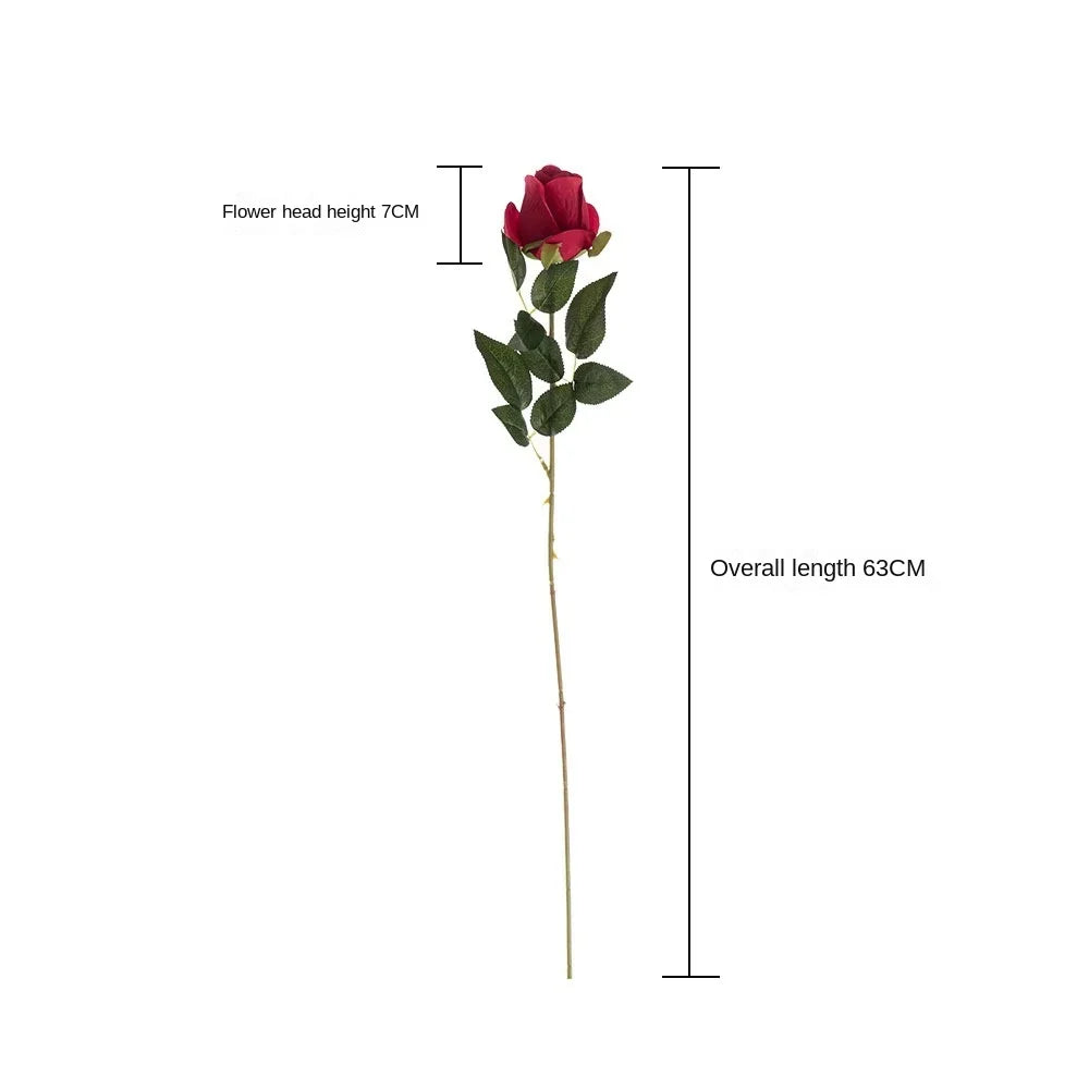 Pétala 23 inch Long Branch Faux Rose Flower