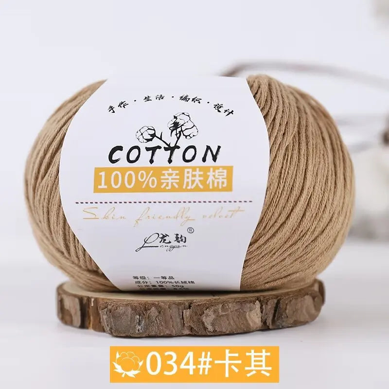 50g 100% Cotton Soft Colors Yarn Cotton