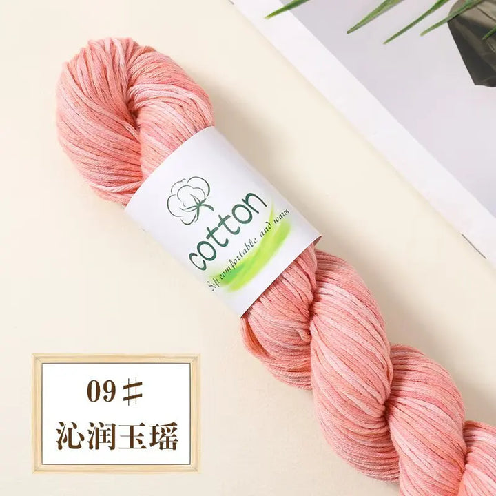 50g 100% Cotton Dyed Yarn