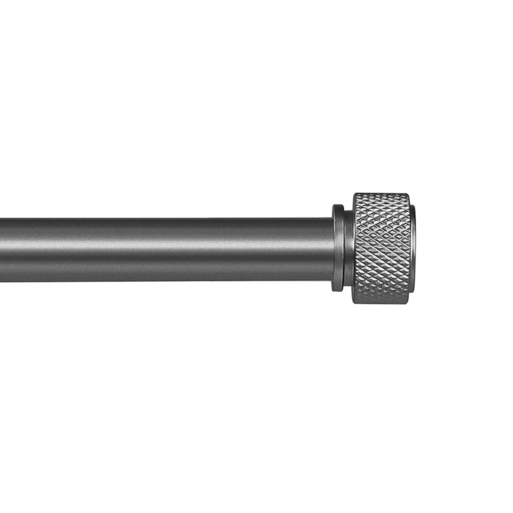 Flux 5/8" Diameter Adjustable Single Drapery Curtain Rod Set