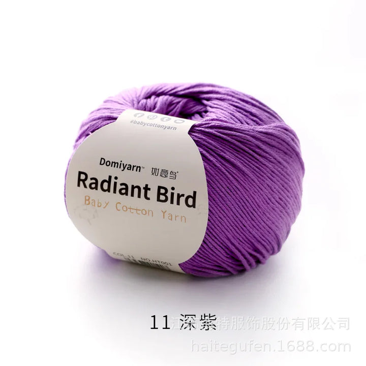 50g 100% Organic Pure Cotton Yarn