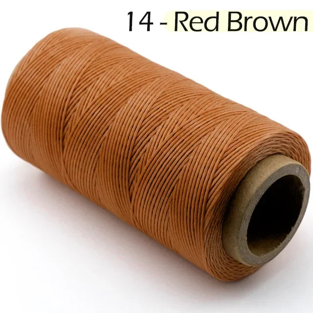 22 Colors / Flat Polyester Waxed Thread for Leather