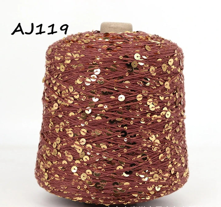 50g Metallic Sequin Yarn Sparkle Glitter