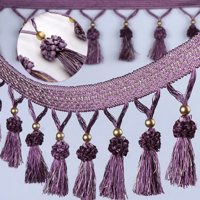 Ankors Beaded Tassel Fringe Trim