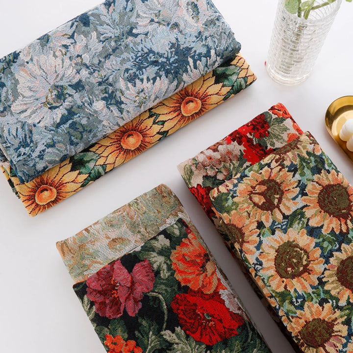 Dimone Floral Chenille Chenille Fabric