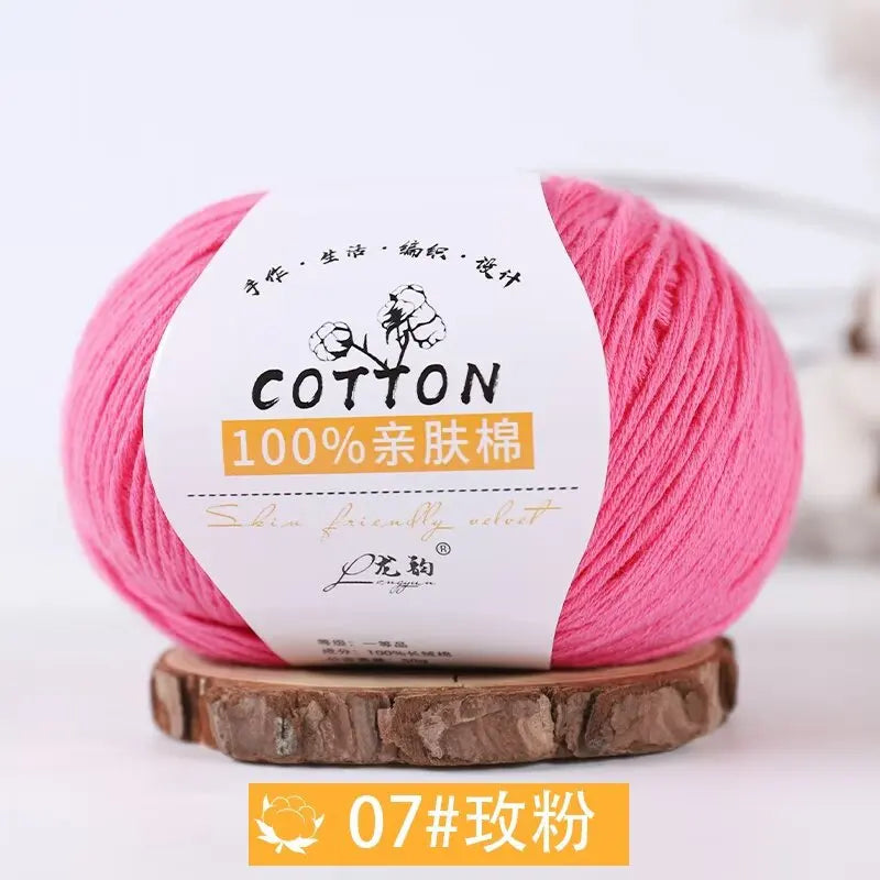 50g 100% Cotton Soft Colors Yarn Cotton