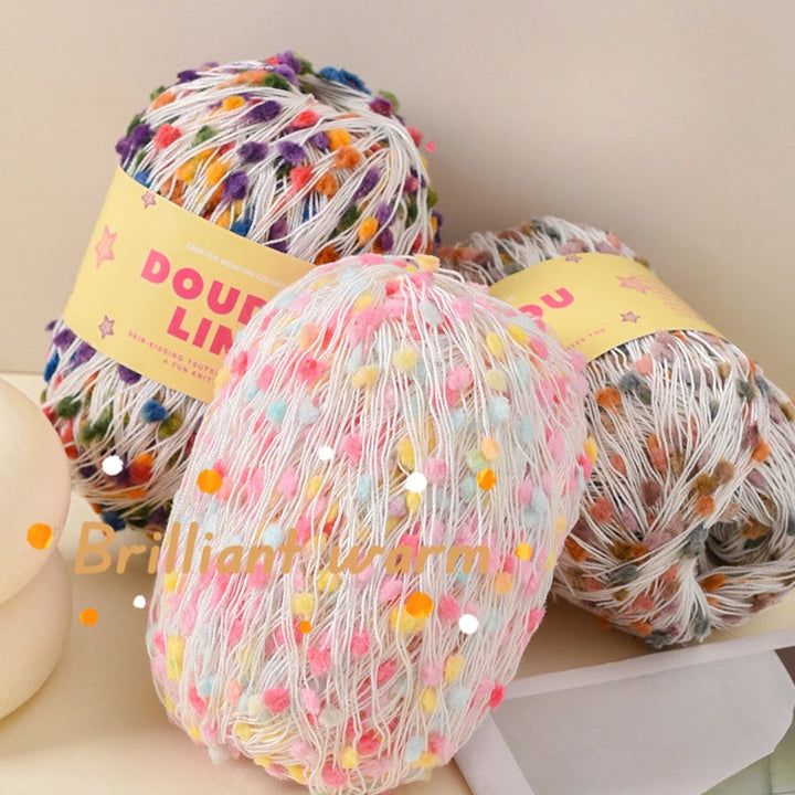 50g Handmade Woven Mixed Knitting Yarn