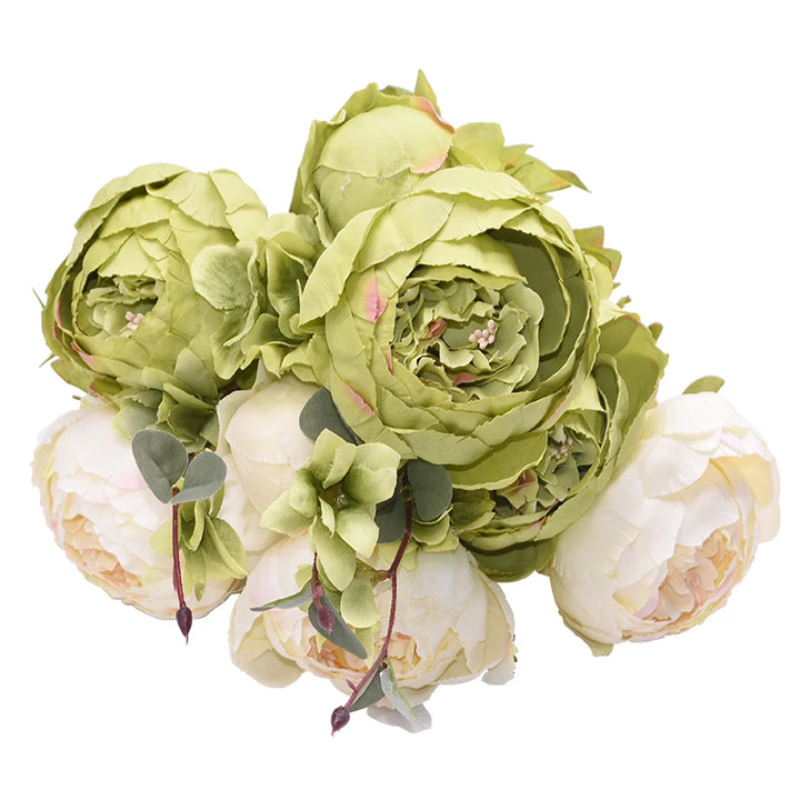Artificial Peony Silk Flower Bundle