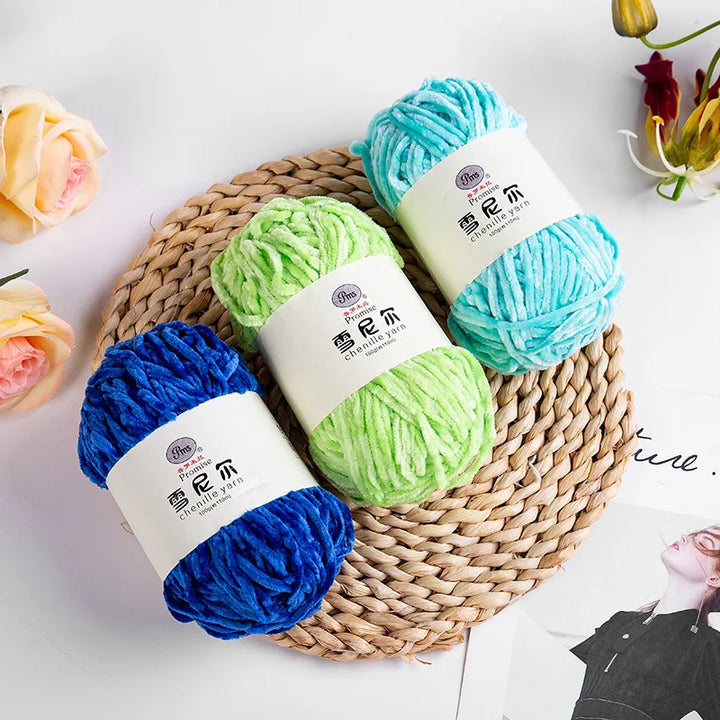 100g 6mm Chenille Yarn