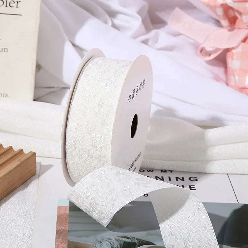 Label Ribbon Wrinkle 10 Yards / 3D Flower Wrinkle Embossment Ribbon – Classic Modern Fabrics