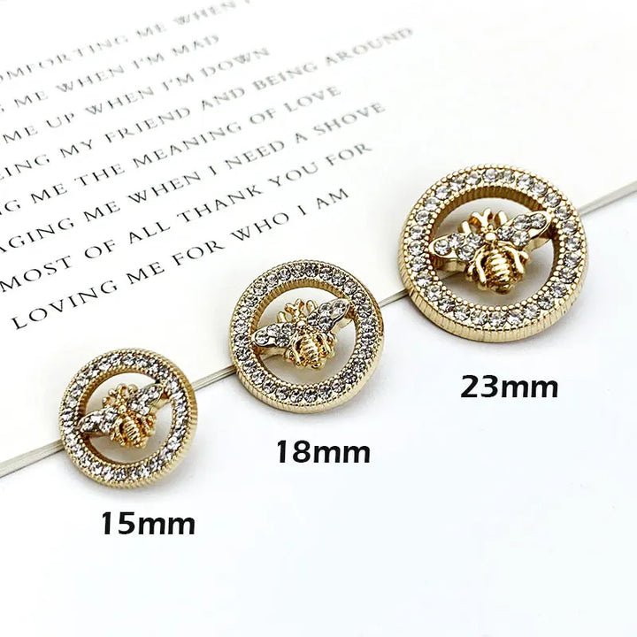 10 PC / Maya Rhinestone Buttons