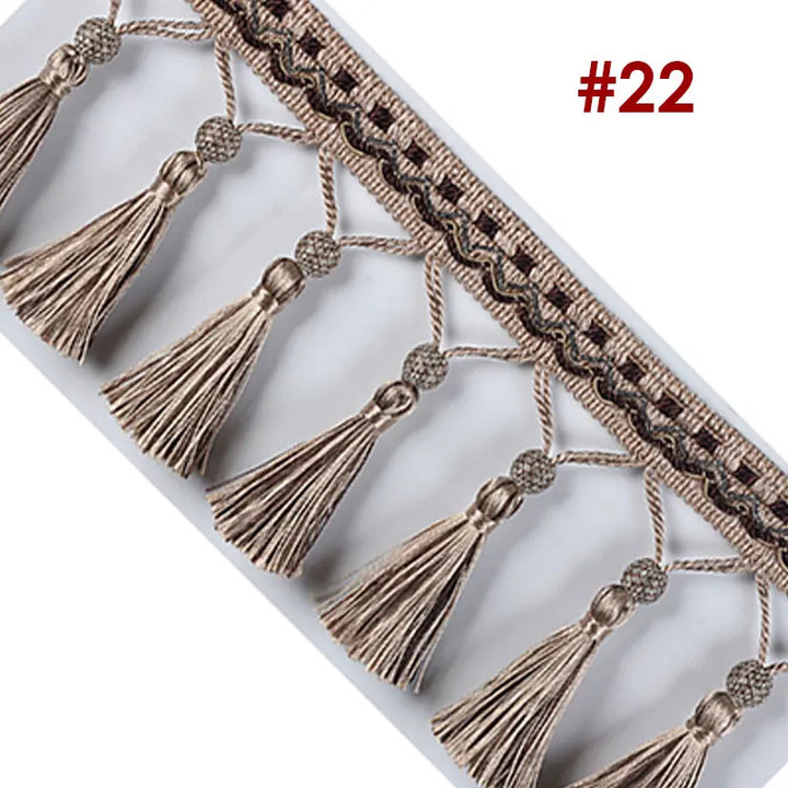 3 YARDS / Junsone Beaded Tassel Fringe Trim