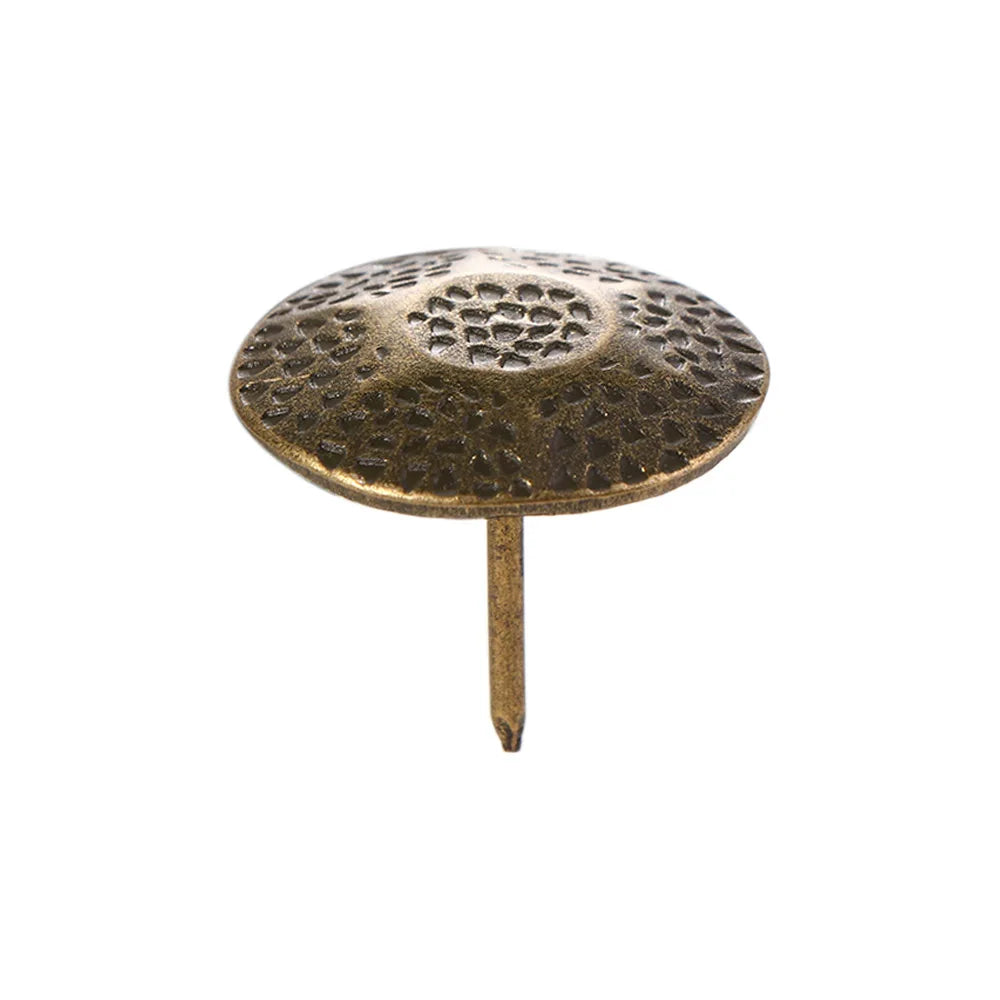 20pcs Furniture Hardware Bronze Turtle Back Decorative Upholstery Nails