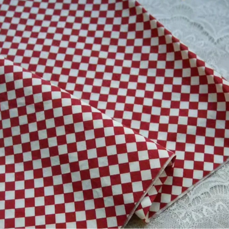 6 Colors / Saim Gingham Cotton Linen Fabric