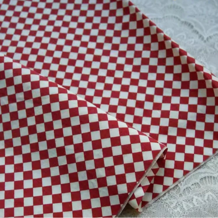 6 Colors / Saim Gingham Cotton Linen Fabric