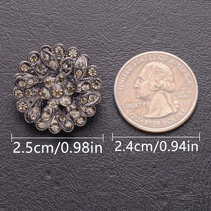 3 PC / Shaio Rhinestone Buttons