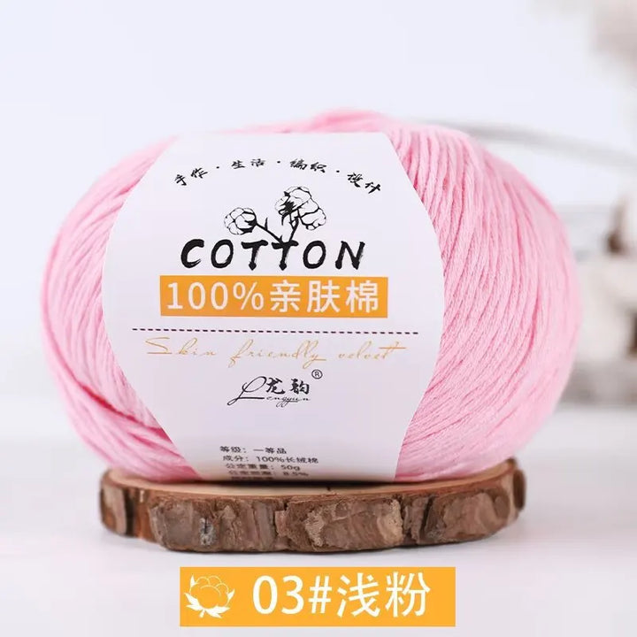 50g 100% Cotton Soft Colors Yarn Cotton