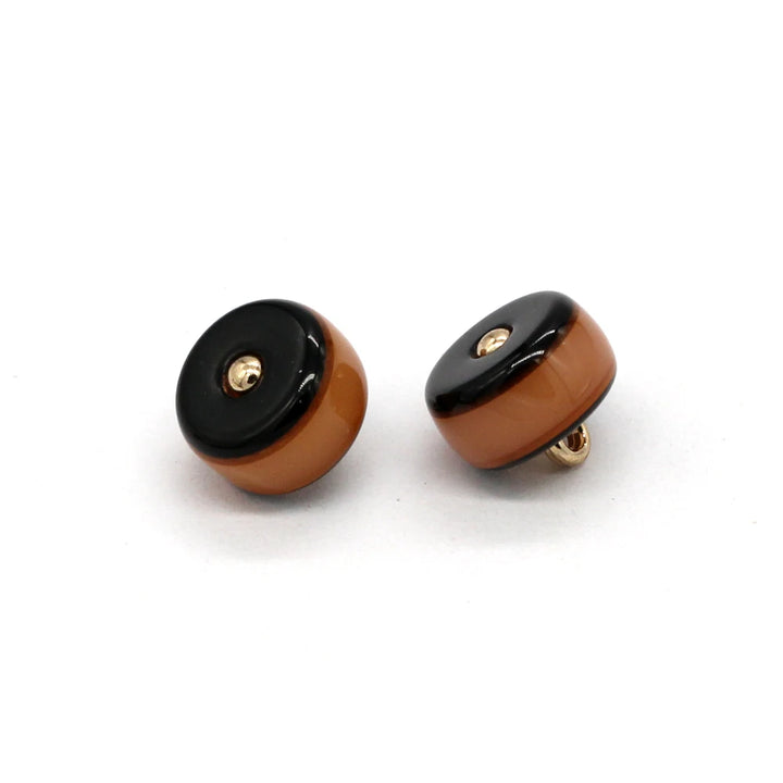 Woxo 10mm Multicolor Round Resin Button - 10 PC