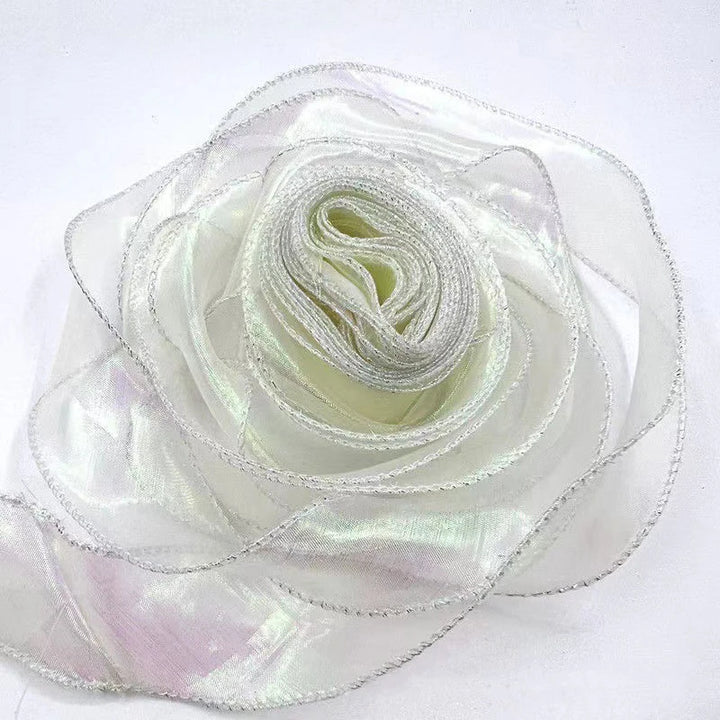 10 Yards / Fishtail Organza Wavy Edge Ribbon