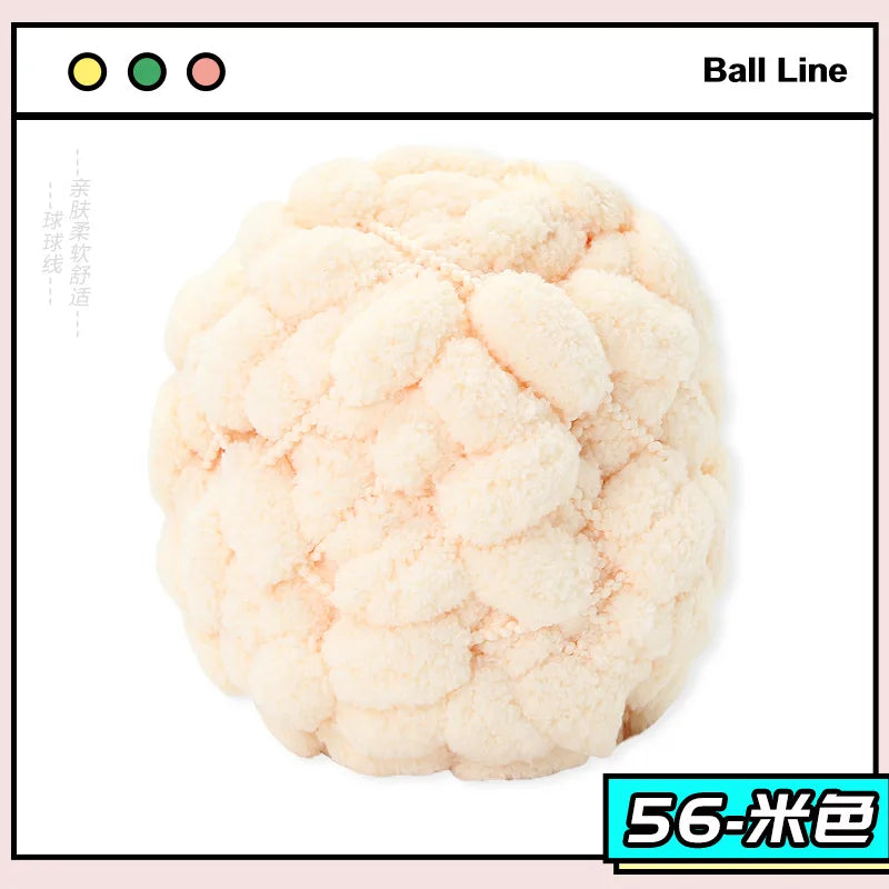 100g Colorful Thick Ball Yarn