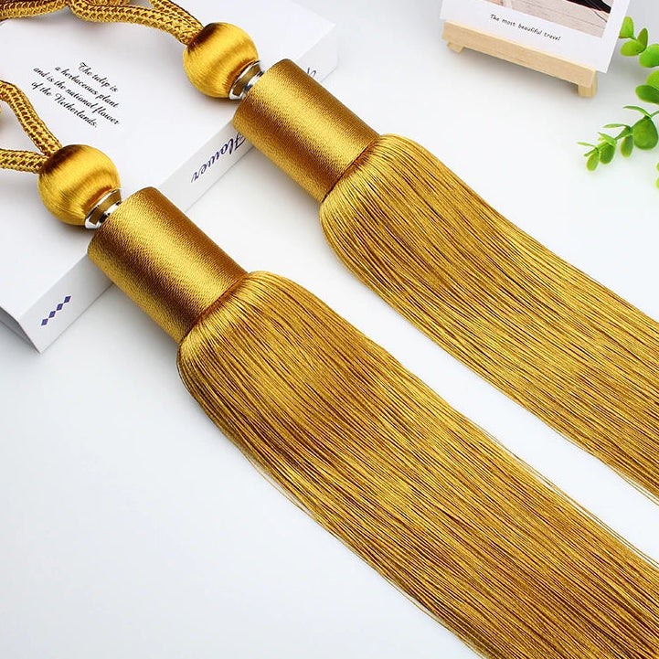 2 PC Vellor Curtain Tassel Tiebacks
