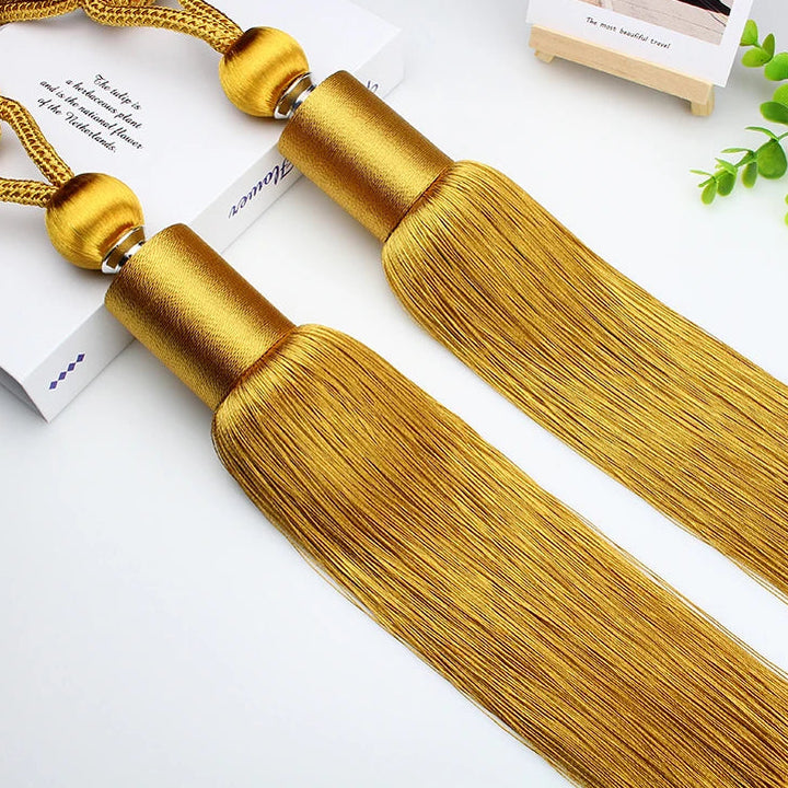 2 PC Vellor Curtain Tassel Tiebacks