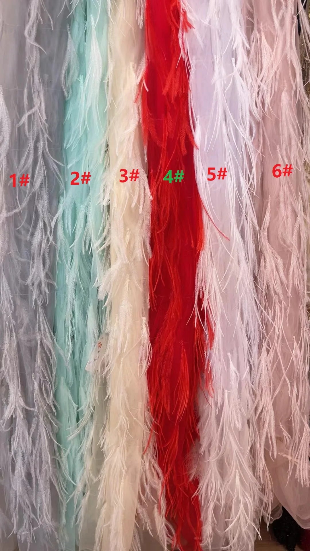 5 YARDS / 6 COLORI / Palanthes lussuoso tessuto in pelliccia con paillettes, perline, ricamo, tulle, maglia, pizzo, abito