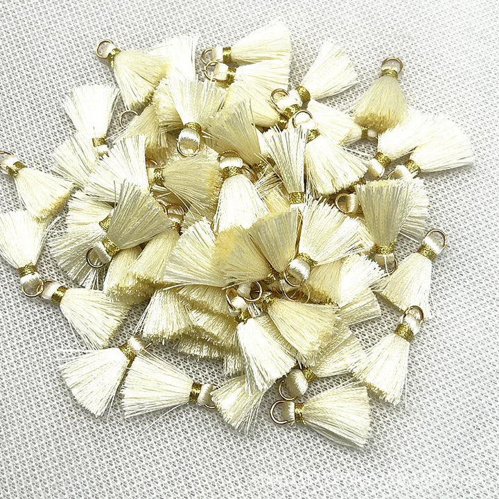 50 PC Mireau 20mm Mini Metal Hanging Ring Tassel