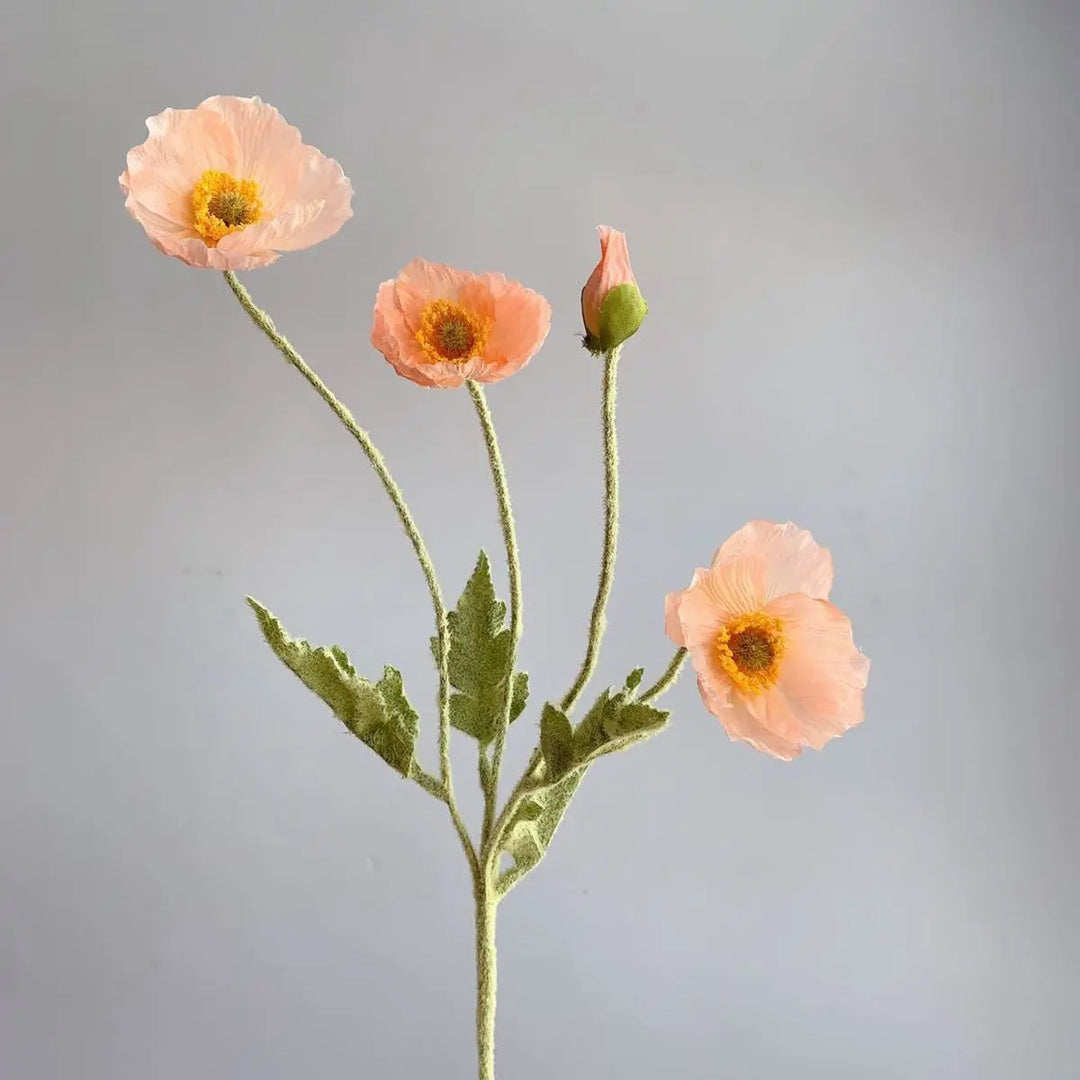 Fake Poppies Flowers