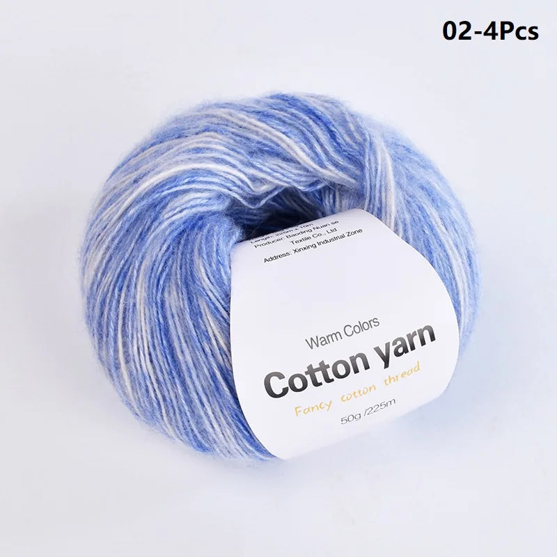 50g Soft Cotton Blended Crochet Yarn