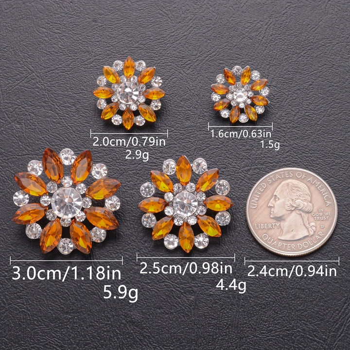 5 PC / Esoic Rhinestone Buttons