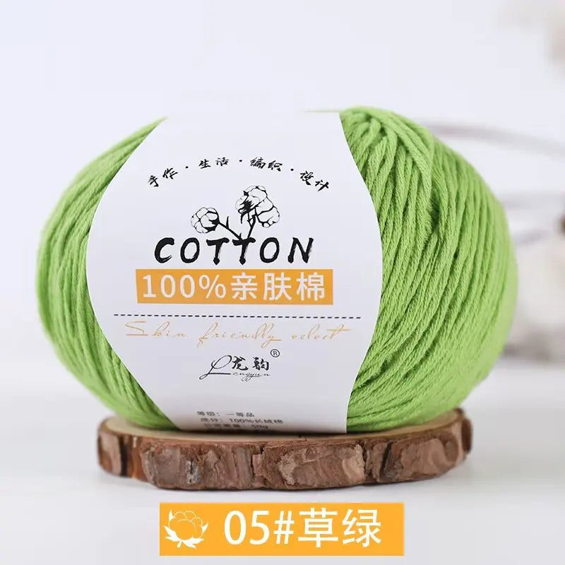 50g 100% Cotton Soft Colors Yarn Cotton