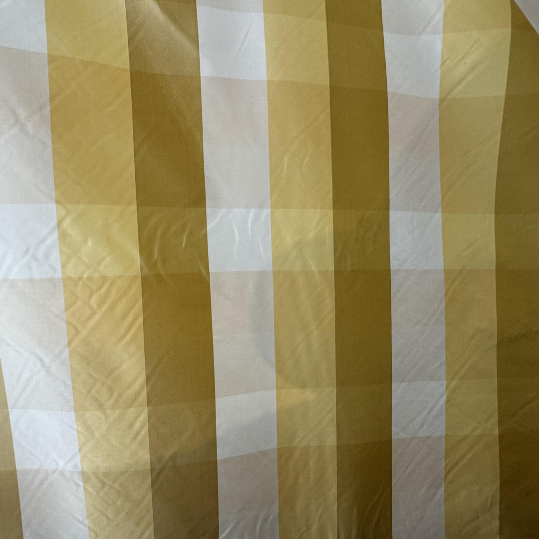 Wesvanne Striped Square Silk Fabric in Antique