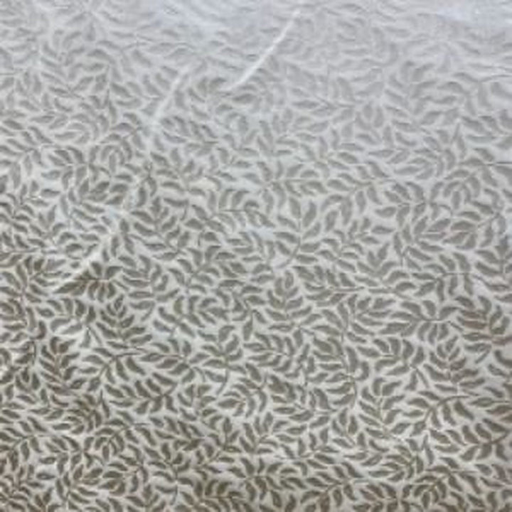 Ysmarelle Tone-on-Tone Jacquard Floral Silk Fabric in Taupe