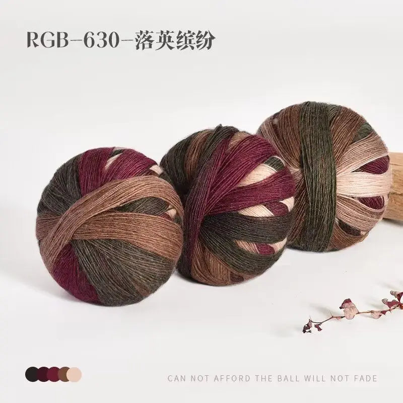 300g Pack Rainbow Wool Yarn