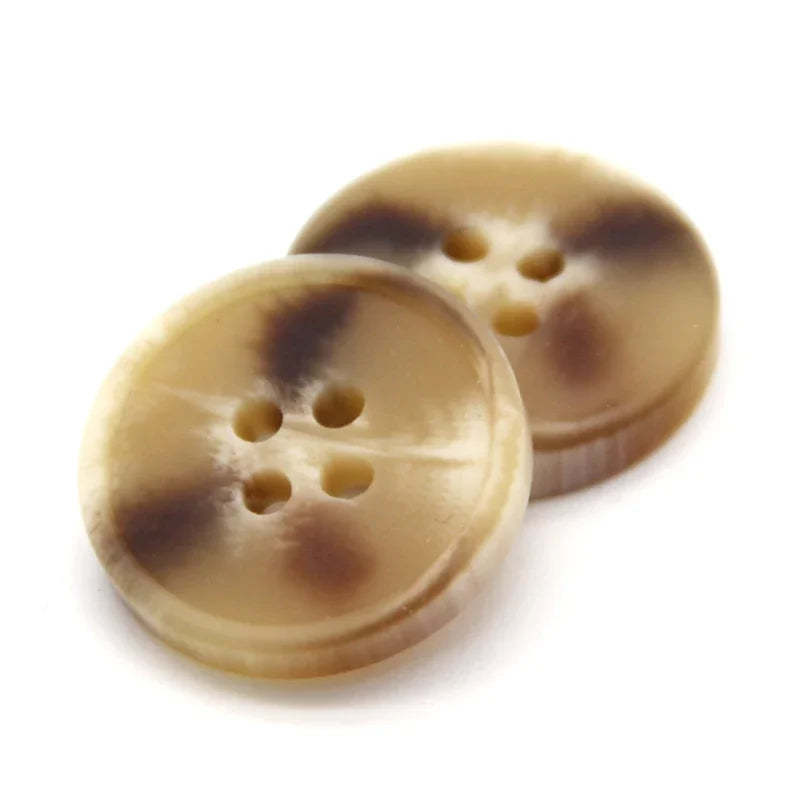 Franks 25mm 30mm Resin Horn Button - 10 PC