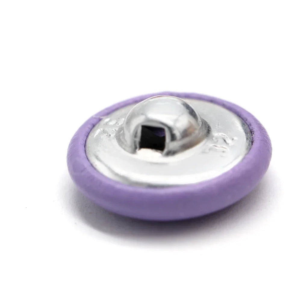 Retson 11/15/20/25/30mm Leather Covered Button - 10 PC