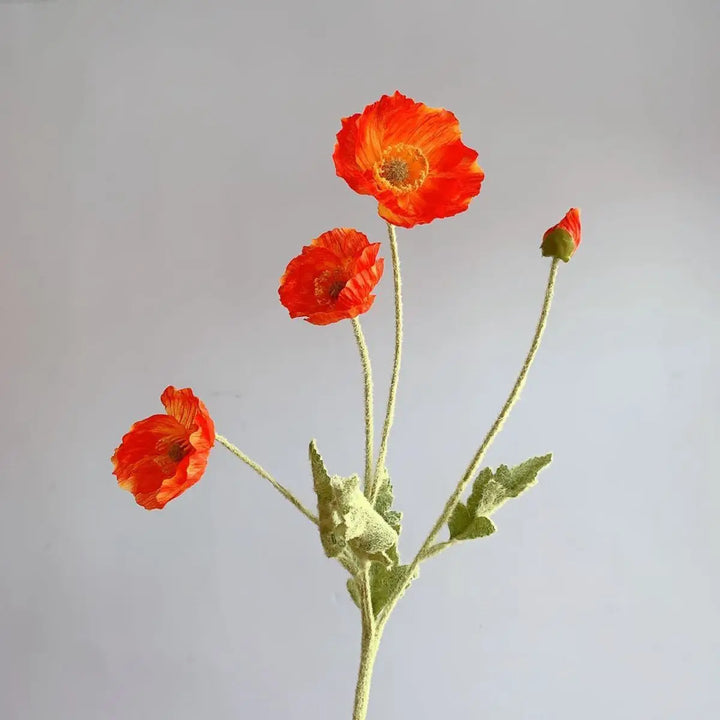 Fake Poppies Flowers