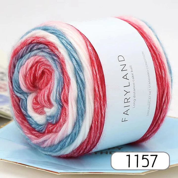 100g Gradient Rainbow Yarn