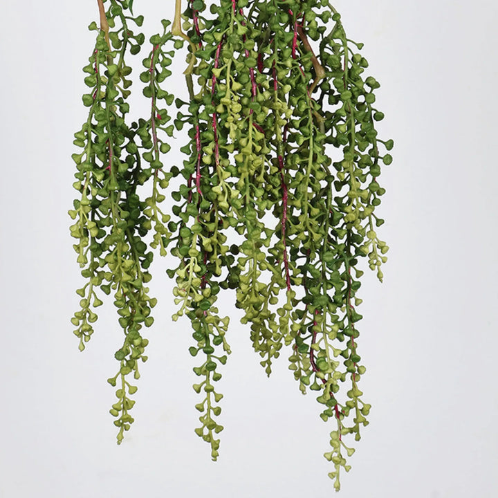 Lisse 36 Inch Artificial String Of Pearls Hanging Plant Faux Greenery