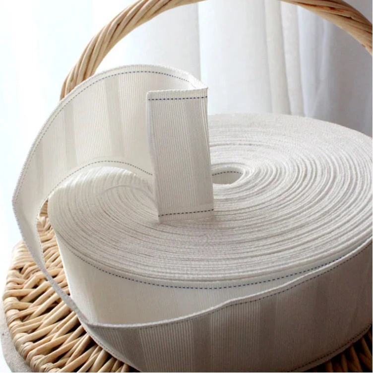 5 Meter / High-quality Cotton Curtain Pleated Tape