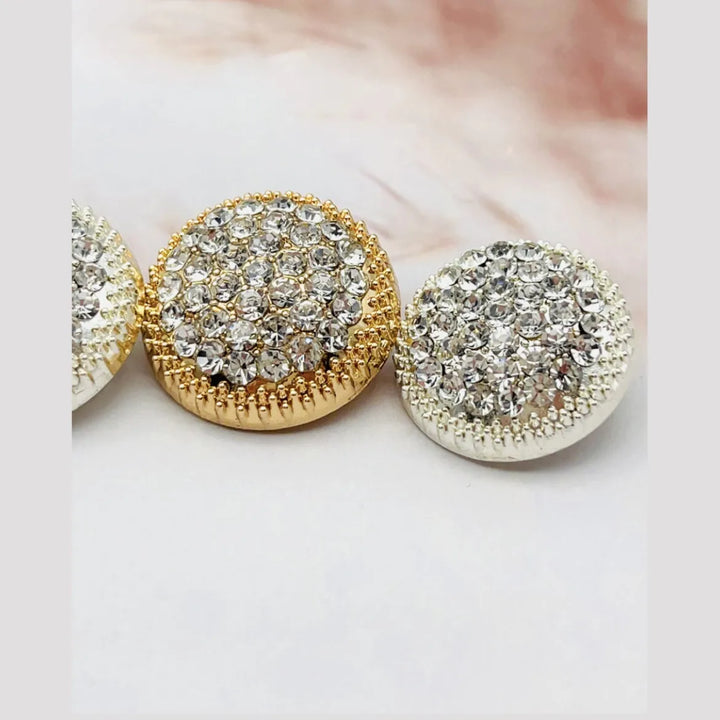 6 PC / Vaosk Rhinestone Buttons