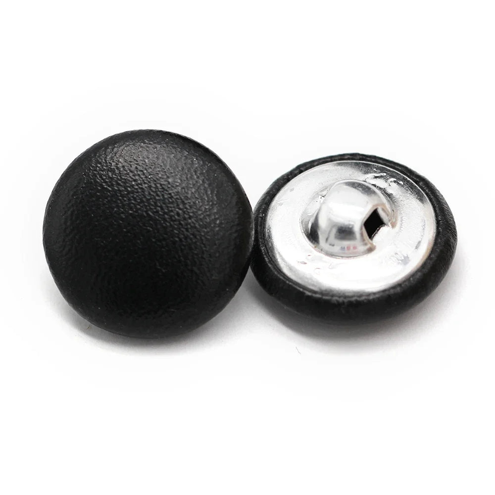 Retson 11/15/20/25/30mm Leather Covered Button - 10 PC