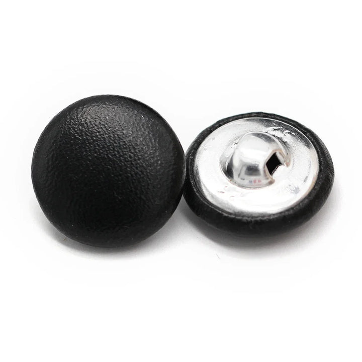 Retson 11/15/20/25/30mm Leather Covered Button - 10 PC