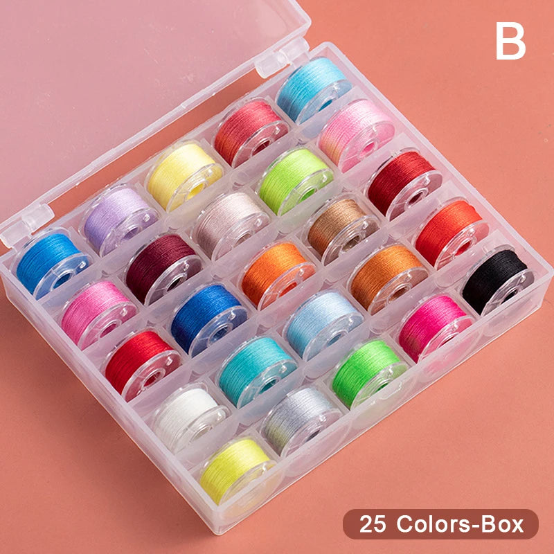 Multicolor Sewing Bobbins Box Set