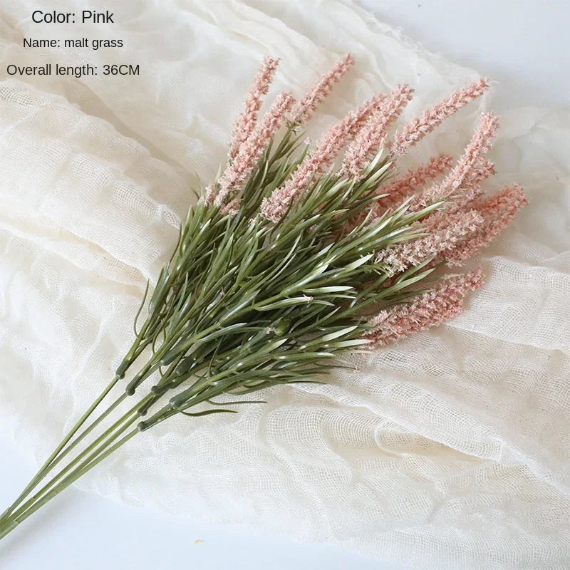 Rêve 13 inch Artificial Flower Malt Grass Plant